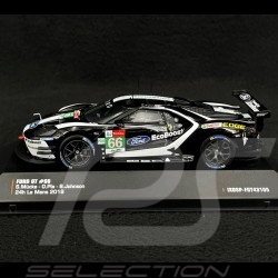 Ford GT n°66 24h Le Mans 2019 1/43 Ixo Models FGT43105