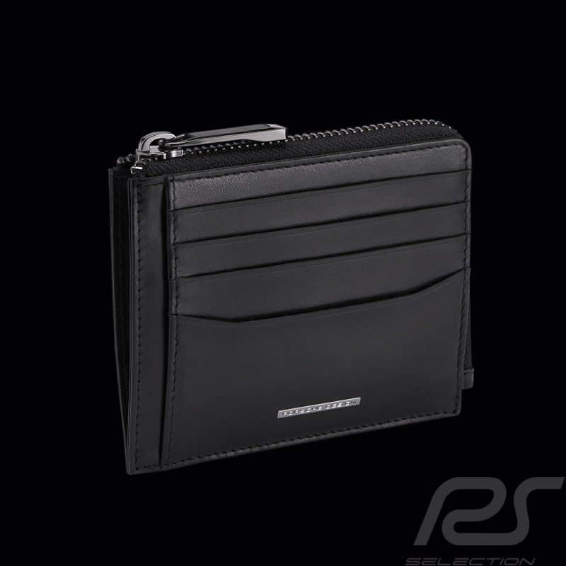 Geldbörse Porsche Design Kompakt Leder Schwarz Classic Wallet 11 4056487001098