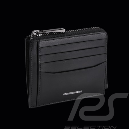Portefeuille Porsche Design Compact Cuir Noir Classic Wallet 11 4056487001098
