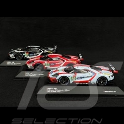 Set of 3 Ford GT n°66 n°67 n°69 24h Le Mans 2019 1/43 Ixo Models