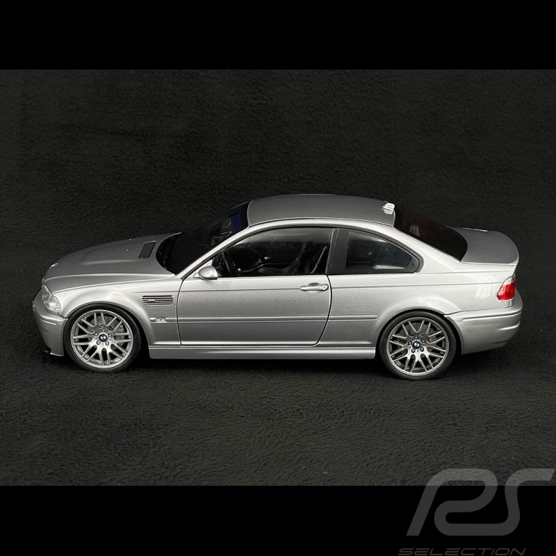 BMW E46 CSL Coupe 2003 Silver Grey Metallic 1/18 Solido S1806503