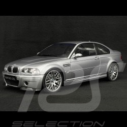 BMW M3 E46 CSL Coupe 2003 Gris Argent Métallique 1/18 Solido S1806503