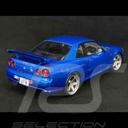 Nissan Skyline GT-R R34 1999 Baysideblau 1/18 Solido S1804306