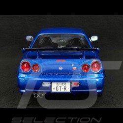 Nissan Skyline GT-R R34 1999 Bayside Blue 1/18 Solido S1804306