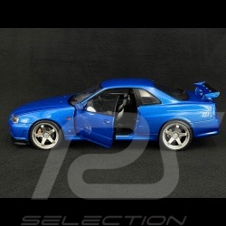 Nissan Skyline GT-R R34 1999 Bayside Blue 1/18 Solido S1804306