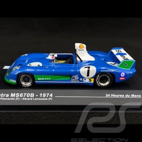 Séries 1/43 D/Cast Matra MS670B #7 Winner 1ST Le Mans 1974 Pescarolo/Larrousse 
