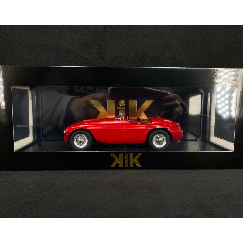 Ferrari 166MM Barchetta Spider 1949 Red 1/18 KK Scale KKDC180911