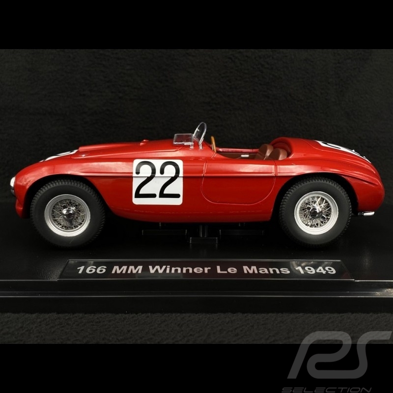 Ferrari 166MM Barchetta Spider n°22 Winner 24h Le Mans 1949 1/18 KK Scale  KKDC180913