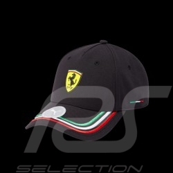 Ferrari F1 Cap Puma Italian Flag Black 701210951-002 - unisex