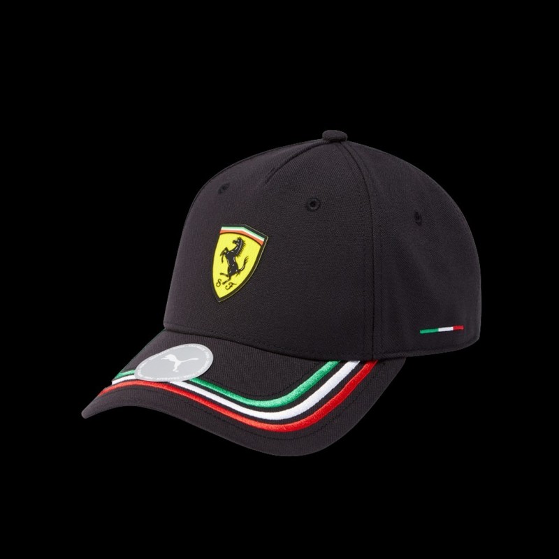 Casquette Ferrari Puma F1 drapeau italien Noire 701210951-002 - mixte