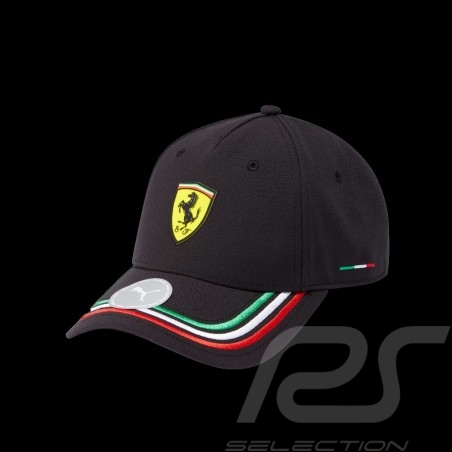 Ferrari F1 Kappe Puma italienische Flagge Schwarz 701210951-002 - unisex