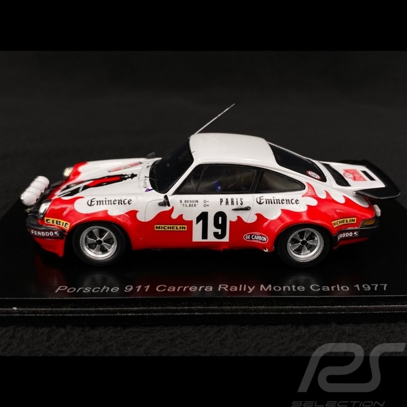 Porsche 911 Carrera n°19 Rallye Monte Carlo 1977 1/43 Spark S6614
