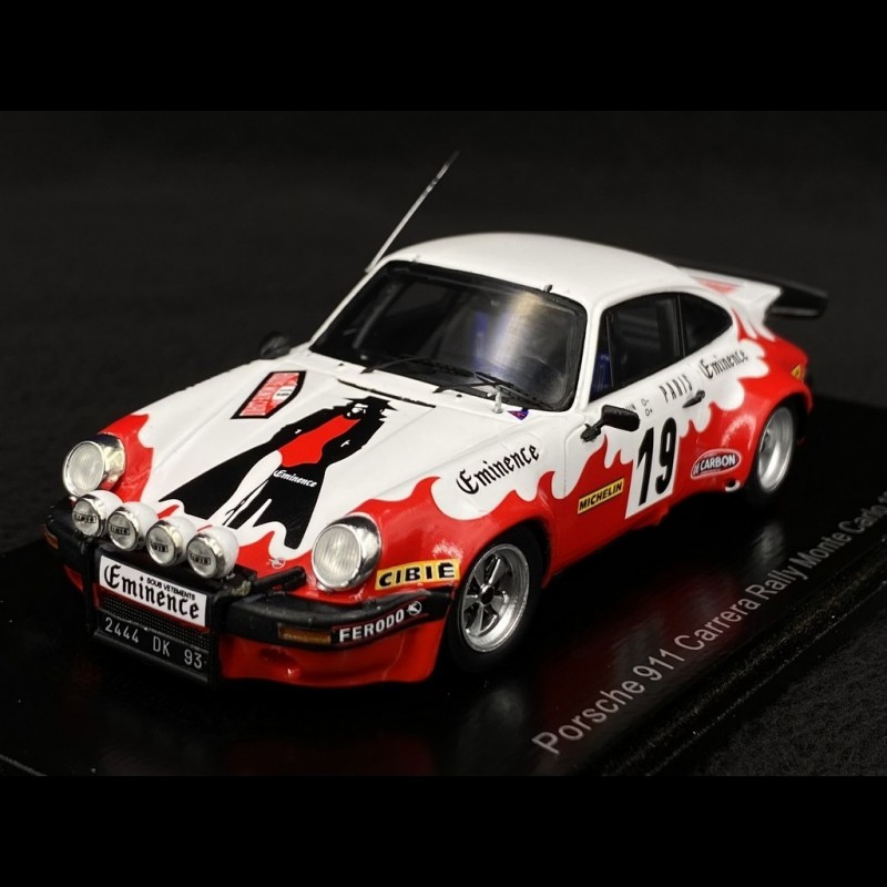 Porsche 911 Carrera N°19 Rallye Monte-Carlo 1977 – Spark 1/43 – Béguin