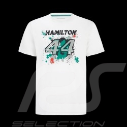 T-shirt Lewis Hamilton Mercedes-AMG Petronas F1 n°44 Puma Blanc 701218886-002