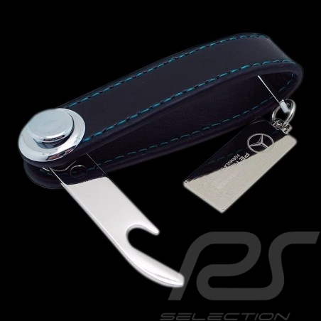 Mercedes AMG Petronas F1 Keychain Leather / Metal 701202228-001