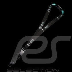 Mercedes AMG Petronas F1 Lanyard Schlüsselanhänger Schwarz 701202234-001