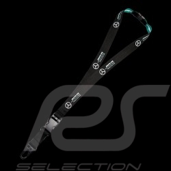 Mercedes AMG Petronas F1 Lanyard Keychain Black 701202234-001