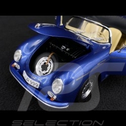 Porsche 356 Speedster 1955 Metallic Blue 1/18 Schuco 450031800