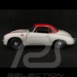 Porsche 356 Speedster Outlaw Hardtop Matt Grey / Red 1/18 Schuco 450031700