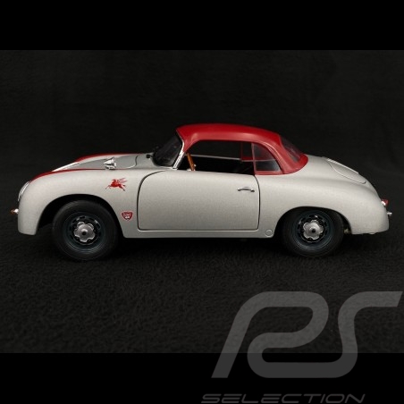 Porsche 356 Speedster Outlaw Hardtop Gris Mat / Rouge 1/18 Schuco 450031700