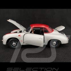 Porsche 356 Speedster Outlaw Hardtop Gris Mat / Rouge 1/18 Schuco 450031700