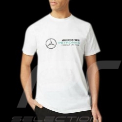 Mercedes AMG Petronas F1 Big Logo T-Shirt Weiß 701202262-003 - Unisex