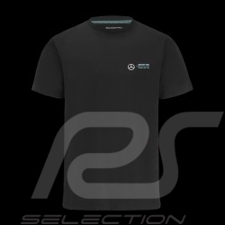 T-shirt Mercedes AMG Petronas F1 Small logo Noir 701202265-001 - mixte