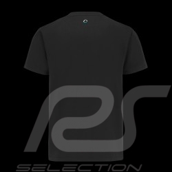 Mercedes AMG Petronas F1 Kleines Logo-T-Shirt Schwarz 701202265-001 - Unisex