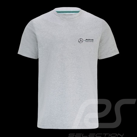 T-shirt Mercedes AMG Petronas F1 Small logo Gris 701202265-002 - mixte