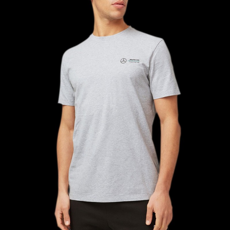 Mercedes AMG Petronas F1 Small logo T-shirt Gray 701202265-002 