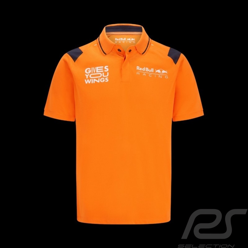 Max Verstappen Polo Red Bull Racing F1 Orange 701218526-001