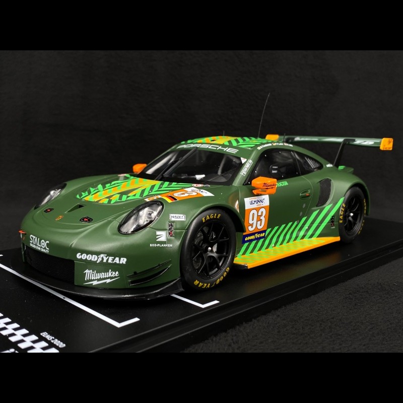 Porsche 911 RSR type 991 n°93 ELMS 2020 Proton Competition 1/18 Ixo Models  LEGT18058