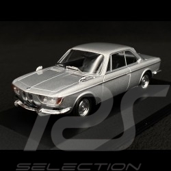 BMW 2000 CS Coupe 1967 Silver Grey 1/43 Minichamps 940025081