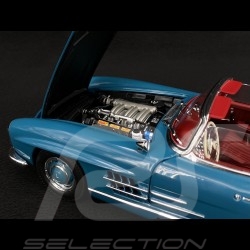 Mercedes-Benz 300 SL Roadster (W198) 1957 Blau 1/18 Minichamps 180039035