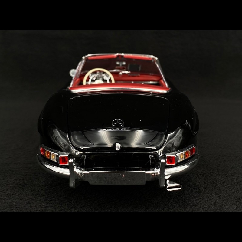 Mercedes-Benz 300 SL Roadster type W198 1958 Black 1/18 Minichamps 180039036