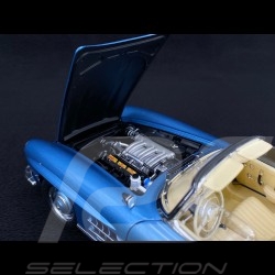 Mercedes-Benz 300 SL Roadster W198 1958 Bleu Métallique 1/18 Minichamps 180039042