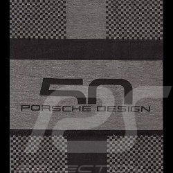 Scarf Porsche Design 50 Years Silk Checkered Flag Grey / Black 4056487024950