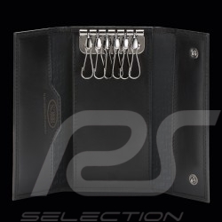 Porsche Design Schlüsseletui Faltbar Leder Schwarz Classic Key Case L 4056487001166
