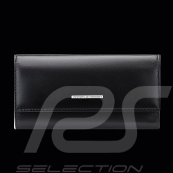 Porsche Design Schlüsseletui Faltbar Leder Schwarz Classic Key Case L 4056487001166