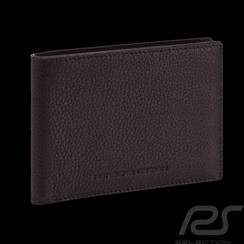 Portefeuille Porsche Design Porte-cartes Cuir Marron foncé Business Billfold 10 wide 4056487000732