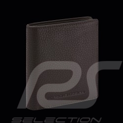Geldbörse Porsche Design Kompakt Leder Dunkelbraun Business Wallet 6 4056487000930