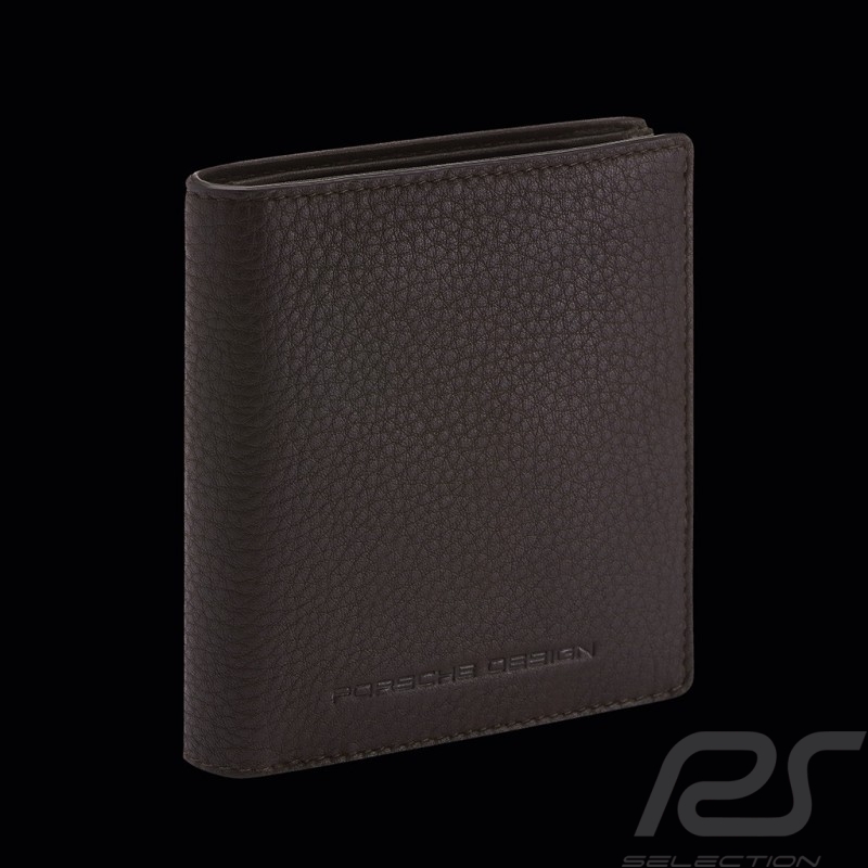 Portefeuille Porsche Design Compact Cuir Marron foncé Business Wallet 6 4056487000930