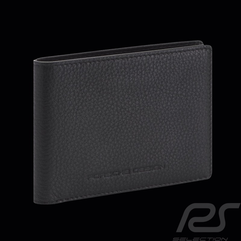 Wallet Porsche Design Compact Leather Black Business Billfold 3 4056487000640