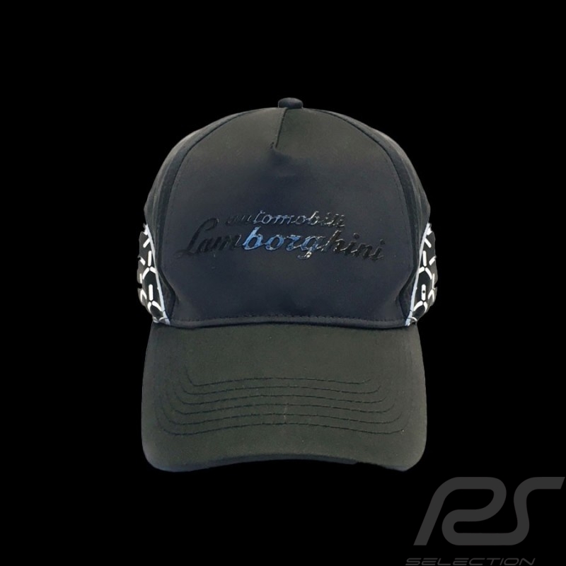 Lamborghini Cap - Black / White LCSWBKW4-100