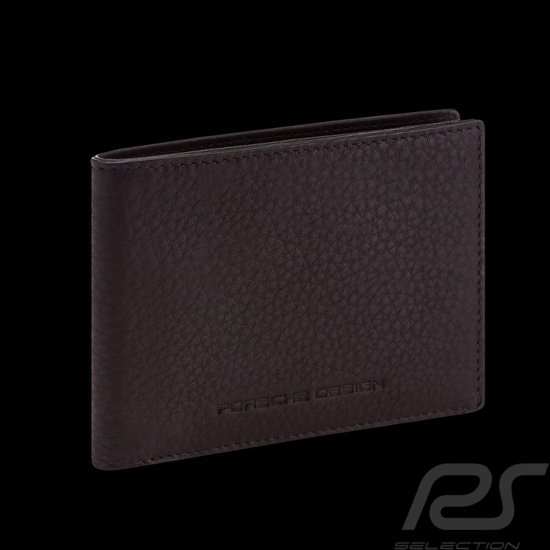 Portefeuille Porsche Design Compact Cuir Marron foncé Business Billfold 3 4056487000657