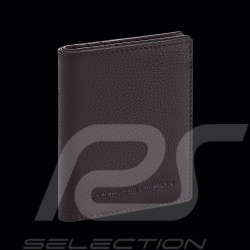 Geldbörse Porsche Design sehr kompakt Leder Dunkelbraun Business Billfold 6 4056487001227