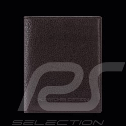 Geldbörse Porsche Design sehr kompakt Leder Dunkelbraun Business Billfold 6 4056487001227