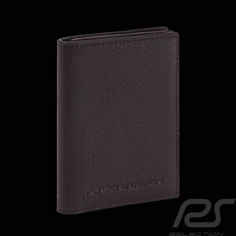 Portefeuille Porsche Design Porte cartes Cuir Marron foncé Business Cardholder 2 4056487001180