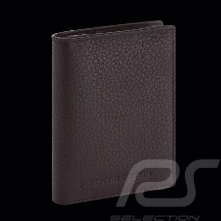 Porsche Design Compact Wallet in the US format Leather Dark brown Business Billfold 6 4056487000695