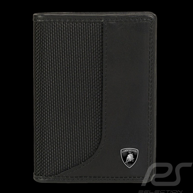 Lamborghini Card Holde Crest Black LBPU119T-100